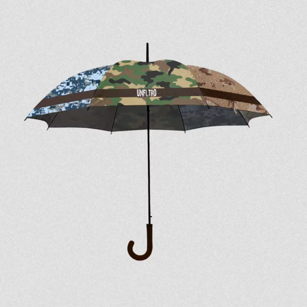 Undecided Camo Print Umbrella